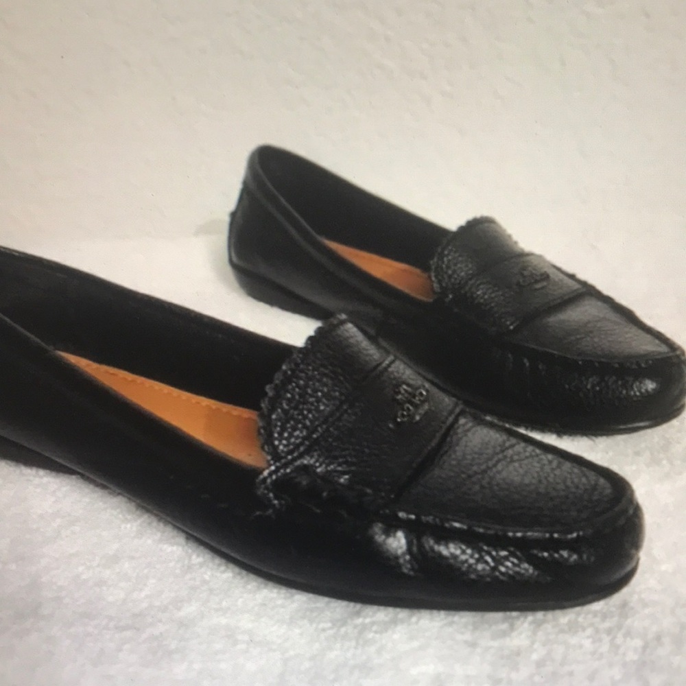 Coach odette leather loafers women’s size 6